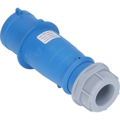 Industriesteckdose IP44 wasserdicht, Messingkontakt, Luftfahrtsteckverbinder 2P+E 32A AC 220–240V (1/5)