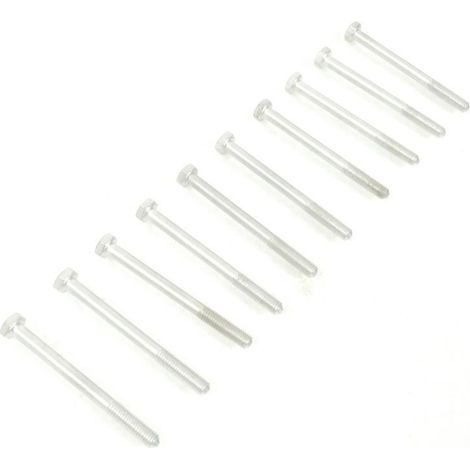 [JAMAIS UTILISE] Lot 10 Vis M5x0.80 L55mm pour deux roues moto scooter cyclo (1/4)