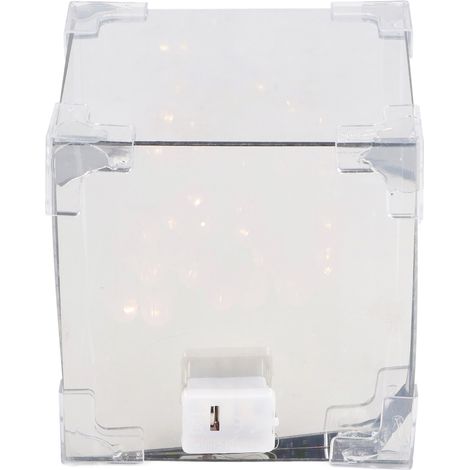 Lampe miroir cube tulipe 2 en 1, veilleuse LED décorative, faite main, à monter soi-même, cadeau d'anniversaire pour une amie, Roseate (1/5)