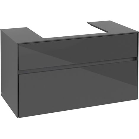 Villeroy & Boch Collaro Waschbeckenunterschrank, 2 Auszüge, (1/3)