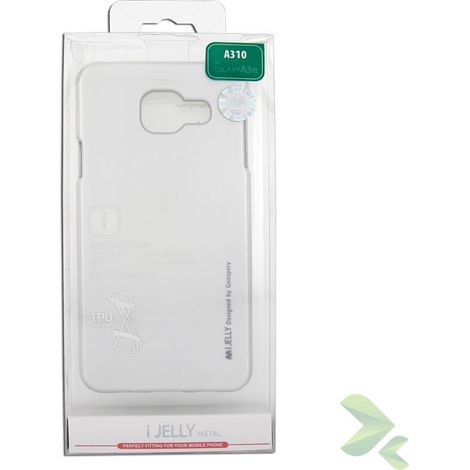 Funda Mercury I-Jelly para Samsung Galaxy A3 (2016) (Plata)