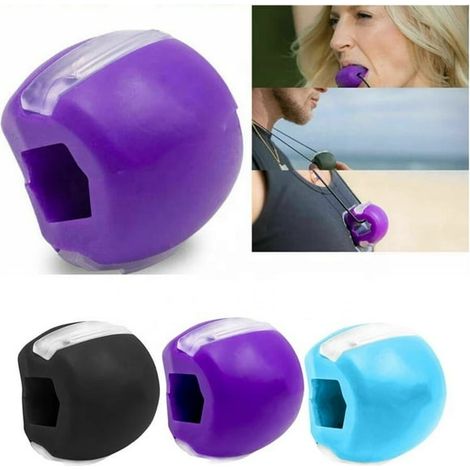4PCS Facial Toner, Jaw Exerciser & Toning Equipment - (40/50 lbs Resistance) - Level 2 & 3 (1/5)