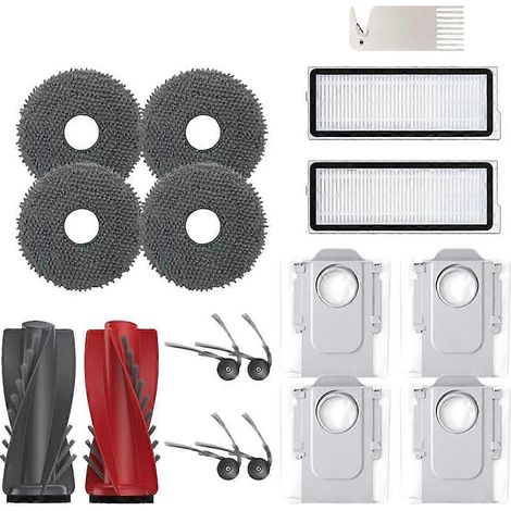Zubehör für den Roborock Qrevo 5AE/Curv/CurvC/Curv S5X 5A1 5XC/Edge Saugroboter: Bürste, Filter, Reinigungstuch und Staubbeutel (1/5)