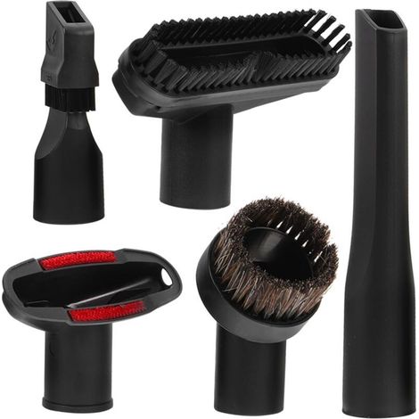 Tête d'aspirateur 5 pièces Adaptateur d'aspirateur Brosse Buse d'aspirateur Petite buse d'aspirateur Accessoires d'aspirateur central Buse de nettoyage de sol (1/4)