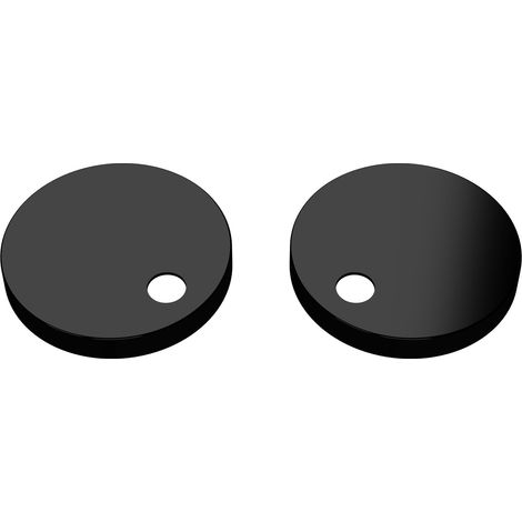 Toilet Seat Cover Caps Black (NCH198)