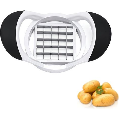 Acquista uno, ricevi uno gratis: taglia patate portatile, taglia patatine fritte, multifunzionale, in acciaio inossidabile, per ristoranti e uso domestico (1/5)