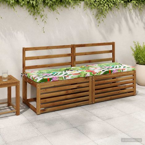 vidaXL Cojín de banco SOEST 100% Poliéster Multicolor 150 x 50 x 5 cm (1/5)