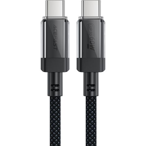 Cable USB-C trenzado de nailon PD 60 W 480 Mb/s - Negro (1/5)