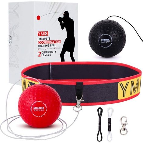 SAC DE FRAPPE - HOME FIT TRAINING - Reflex Ball - Multicolore - Ajustable - Intensif (1/4)
