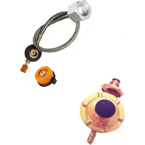 Accessoires compatibles pour réchauds à gaz de type boîte, adaptateur double extérieur, pièce de rechange pour soupape de réduction de pression n° 6 (1/5)