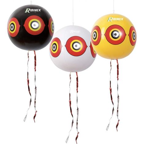 Ribiland 07362 - Ballon Effaroucheur d'oiseaux - Lot de 3 - Jaune (1/3)