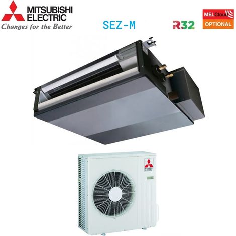 mitsubishi electric aire acondicionado conductos inverter 24000 btu sez-m71da + suz-m71va r-32 wi-fi opcional