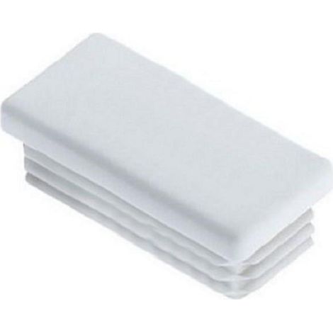 DUVER contera rectangular interior 30x15 mm blanca (caja 500)