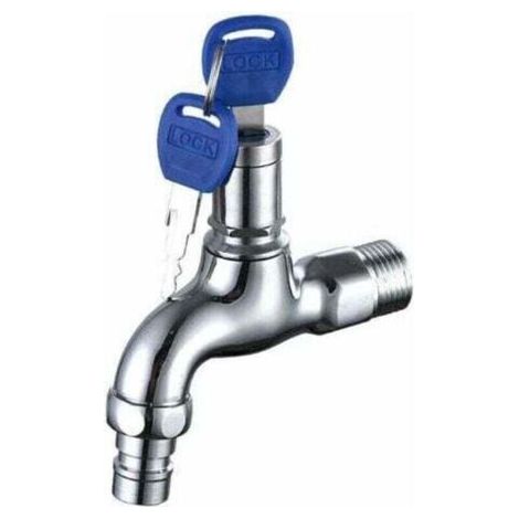 Robinet Antivol pour Extérieur, Robinet en Laiton Antivol, Robinet Extérieur Verrouillable, pour Machine à Laver Dans le Jardin (1/4)