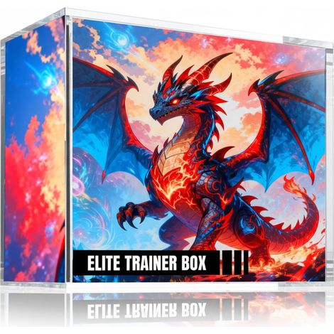 Wigearss Boîte Magnétique de Protection pour Pokémon Elite Trainer Box, Boîte de Rangement en Acrylique Compatible avec Pokémon Elite Trainer Box (1/5)