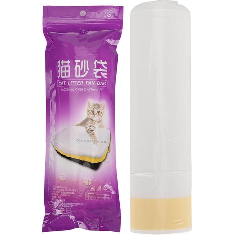 Sacs à litière pour chats, sacs épais à cordon pour bacs à litière pour animaux de compagnie, produits de nettoyage hygiéniques et durables pour animaux de compagnie (1/5)