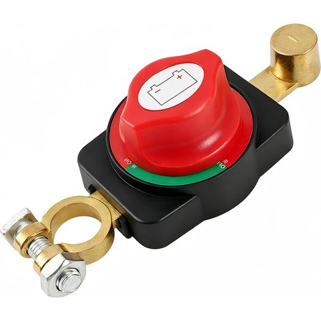 12-48V Waterproof Battery Circuit Breaker - Disconnect Switch for Car, Truck, Yacht, Boat, Motorhome, Widely Used (1/5)