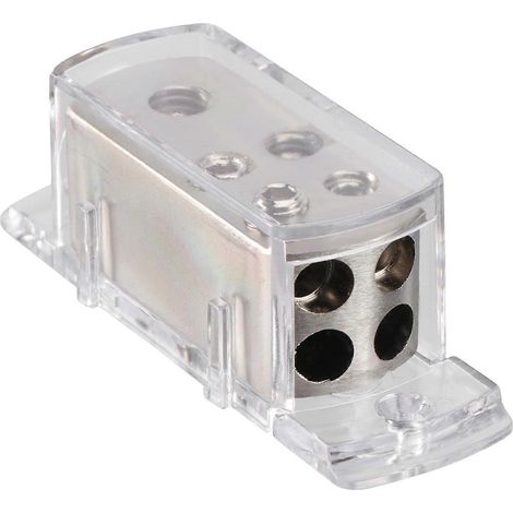 Bloc de distribution de câble d'alimentation et de masse pour amplificateur stéréo audio de voiture à 4 voies, calibre 4GA et 8GA, pour bateaux
