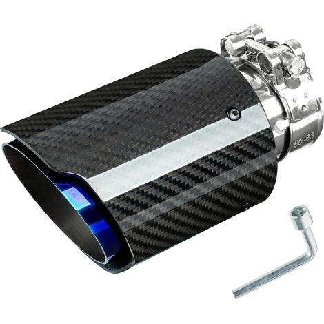 Embout Echappement 60mm, Sortie d'échappement Voiture en Acier Inoxydable (1/5)