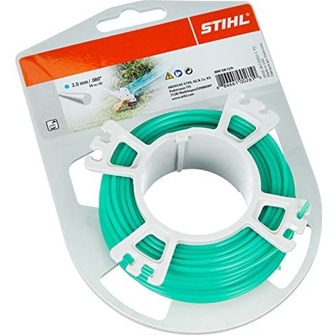 Stihl 2.0 mm 40 metri (00009302335) - Stihl 2.0 mm Square Nylon Spool of Square Nylon for Trimmers and Brush Cutters, High Durability and Visibility (1/4)