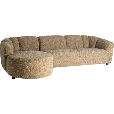 Canapé d angle contemporain marron marbré - marron marbré (1/5)