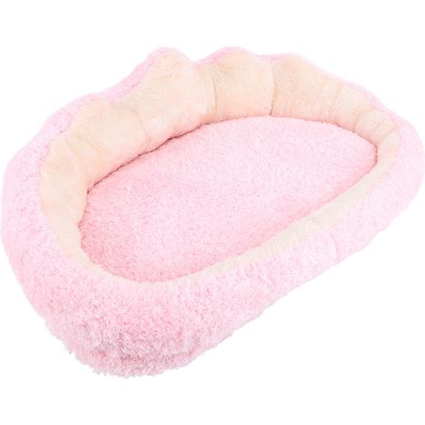 Panier pour animal confort spacieux canapé pour chien chat hiver rose en peluche doux chaud multifonction - matériau sûr et durable (1/5)
