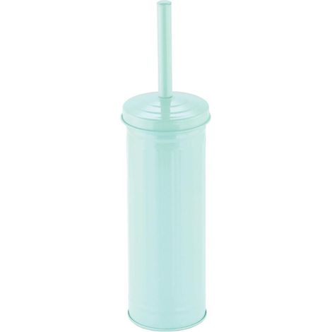 Brosse WC avec Support en Acier, Design Moderne et Durable, Idéale pour Une Salle de Bain Soignée et Fonctionnelle, Habana Vert Pastel (1/2)