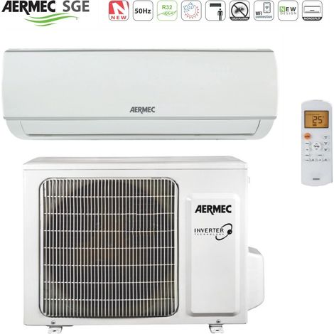 Climatizzatore Inverter Mono Split 9000 Btu Gas R32 Aermec SGE250W