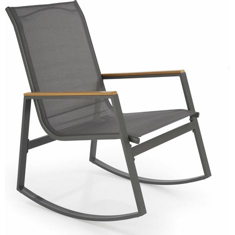 Silla para exterior Houston 1633 , 97x62x86cm, Metal, Textil
