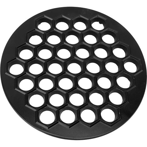 Moule à raviolis russes, moule à pelmenis en alliage d'aluminium, 37 trous, noir (1/5)