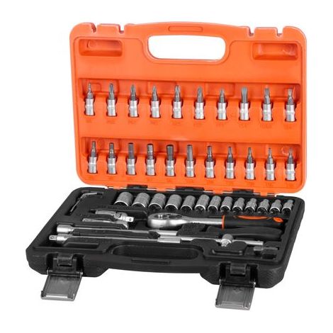 Werkzeugsatz Strend Pro S246, 46-teilig, im Koffer, 1/4"