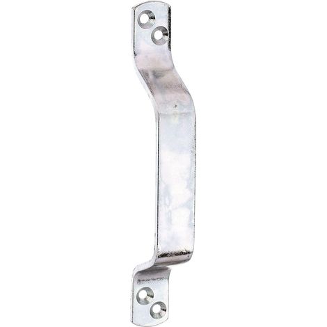 Poignée de porte  électro-galvanisé, passivé à couche épaisse  190 x 25 mm  kit de 10