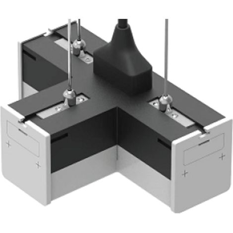 T CONNETTORE CORPO NERO 4000K                                                                            - Luce NATURALE (1/3)