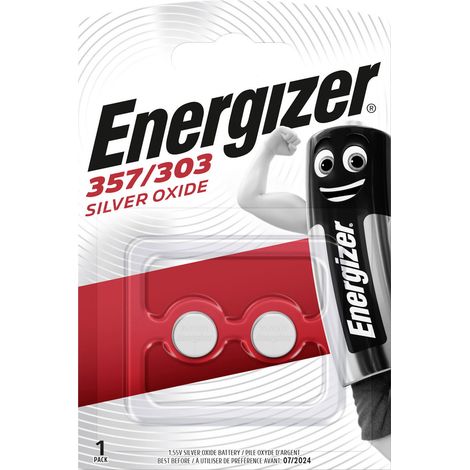 Energizer Knopfzelle 357 1.55 V 2 St. 150 mAh Silberoxid SR44