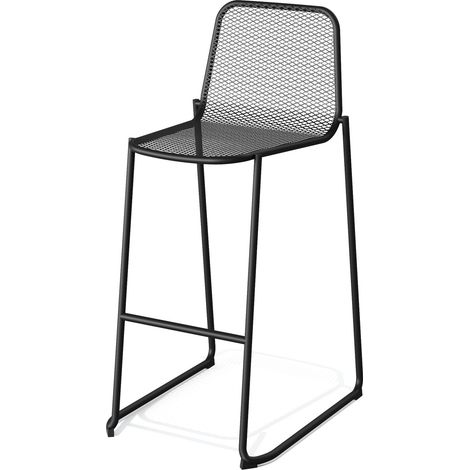 Tabouret de Bar Empilable en Métal Mase - Lot de 4 - Veba