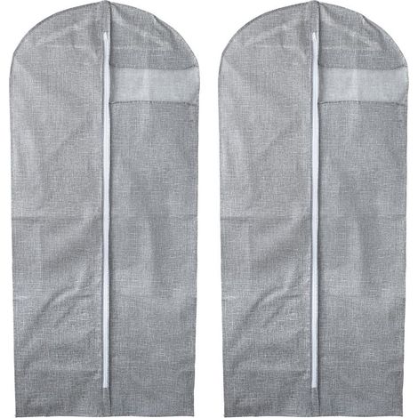 Kleiderschutzhülle Klamottenhülle 60x135 cm 2er Set Kleiderhülle Kleidersack (1/3)