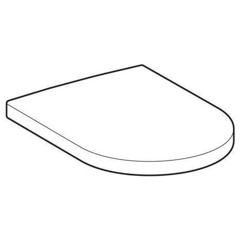Geberit - Copriwater, bianco 572700000 (1/2)
