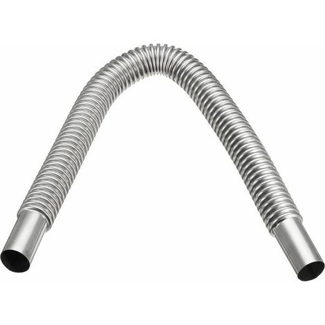 Tuyau d'échappement De Chauffage Acier Inoxydable Argent 60cm Pour Voiture (1/4)