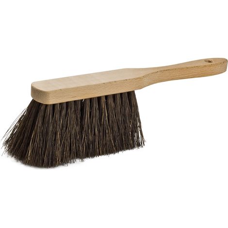 Handfeger Arenga 30 cm 4-Reihig Unlackiert mit Bart (1/3)