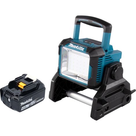 Makita DEADML 811 M1 Projecteur de chantier sans fil 14,4 / 18 V 3000 lm LED + 1x batterie 4,0 Ah - sans chargeur