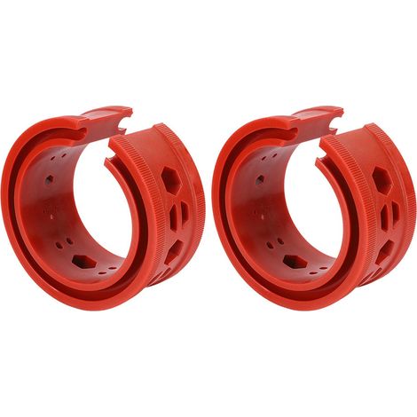 2 pièces/ensemble SEBS Amortisseurs de voiture rouges, ressorts de coussin de colle, outils de réparation automobile (E) (1/5)