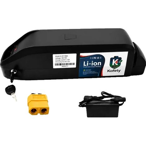 Batería de litio de 36 V y 30000 mAh, compatible con motores Bafang, batería 36V-XT60. (1/2)