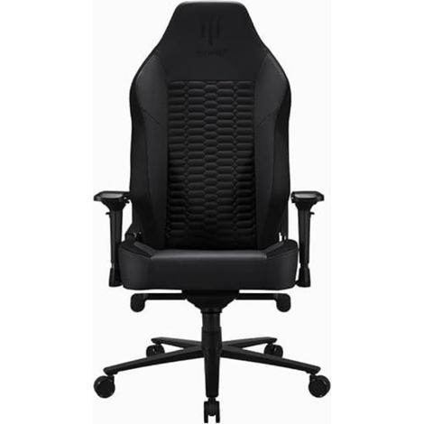 Fauteuil gamer classic black metal, chaise gaming Noir Taille XL (1/5)