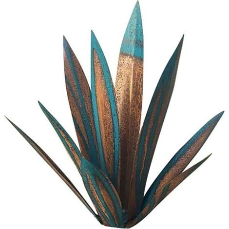 Metal Tequila Agave Plant, Metal Garden Art Decor, Lawn Plants, Art Decor (26.9cm) MUMU (1/4)