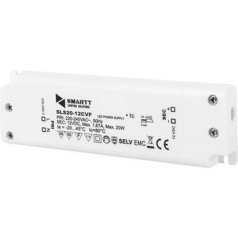Alimentatore universale a tensione costante per illuminazione a LED 20W SLD 12V per mobili (1/3)