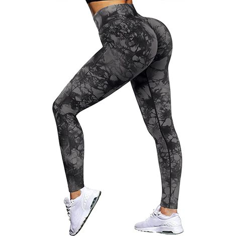 1 Legging,Taille haute,Effet push-up,Sans coutures,Fitness,Yoga (1/5)