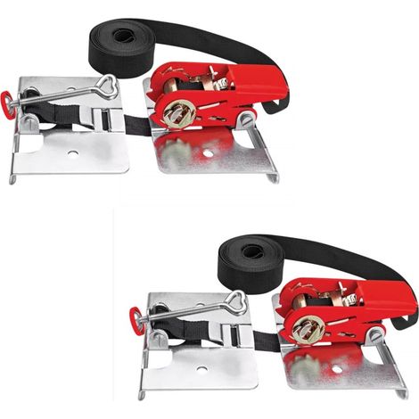 Bessey Hardwood Laminate Parquet Flooring Strap Clamps SVH400 Twin Pack (1/4)