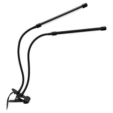 Filiyano – lampe LED à spectre – Lampes de croissance HAGrowth pour plantes d'intérieur, lampe LED à spectre complet, lampe de croissance à 2 têtes (1/5)