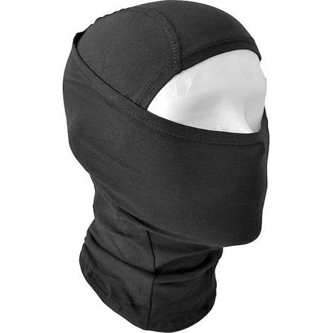 Baclava unisexe, Texar, coton/lycra, noir (1/2)