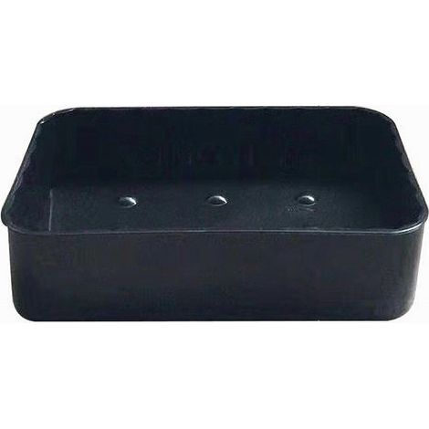 TRADE SHOP - Portasapone Saponetta Da Bagno Rettangolare Nero Rigato Accessorio Arredo 79196 - (1/2)